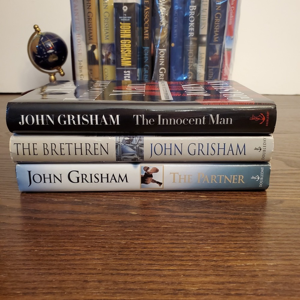John Grisham NEW Lot of 3 The Innocent Man 06, The Brethren 00 & The Partner 97